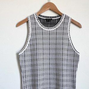 Theory Women's Black and White Blouse